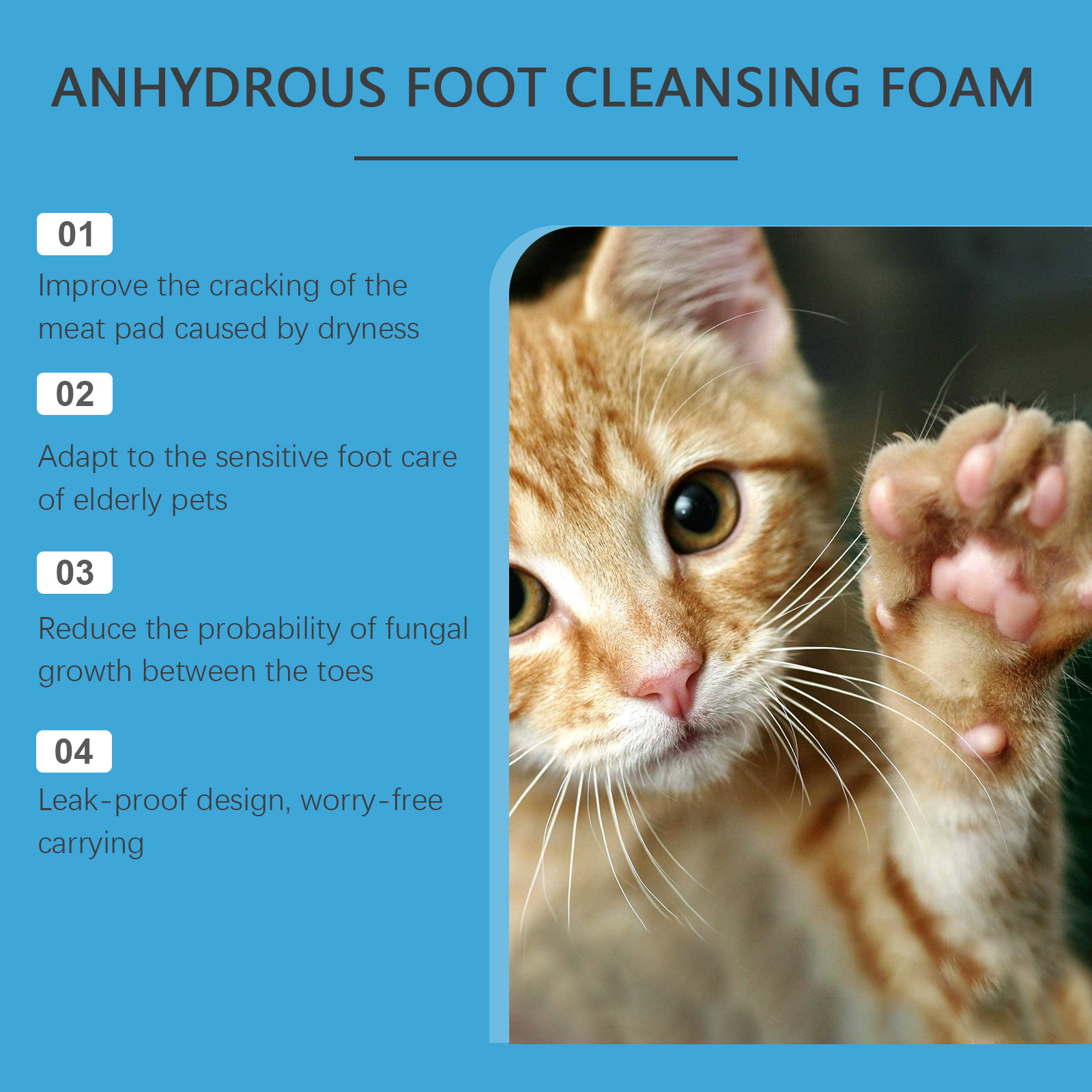 Anhydrous Pet Paw Cleaning Foa - огляд і ціна Anthurium Crystallinum